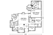 European Style House Plan - 3 Beds 2 Baths 2314 Sq/Ft Plan #410-378 