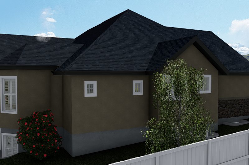 Dream House Plan - Traditional Exterior - Other Elevation Plan #1060-61