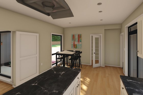 Interior - Kitchen 2 for Modern House Plan #126-189 - 3 bed, 2 bath
