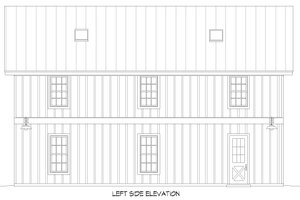 Exterior - Other Elevation for Country House Plan #932-782, 1 bath