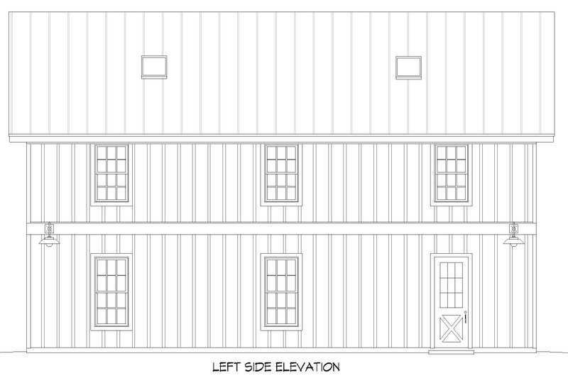 Architectural House Design - Exterior - Other Elevation for Country House Plan #932-782, 1 bath