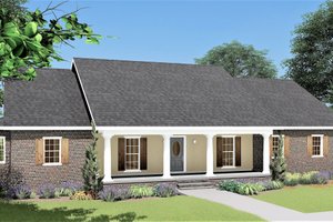 Traditional Exterior - Front Elevation Plan #44-122