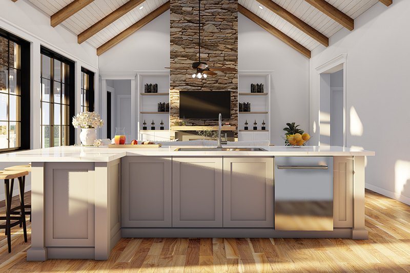Home Plan - Interior - Kitchen 2 for Farmhouse House Plan #923-327 - 3 bed, 2.5 bath