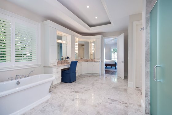 Interior - Master Bathroom for Beach House Plan #548-49 - 4 bed, 6.5 bath