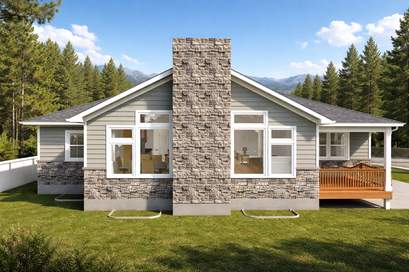 Architectural House Design - Exterior - Other Elevation for Craftsman House Plan #1060-452 - 3 bed, 2.5 bath