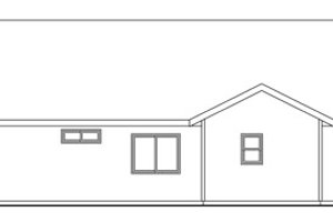 Exterior - Other Elevation 1 for Traditional House Plan #124-762 - 3 bed, 2 bath
