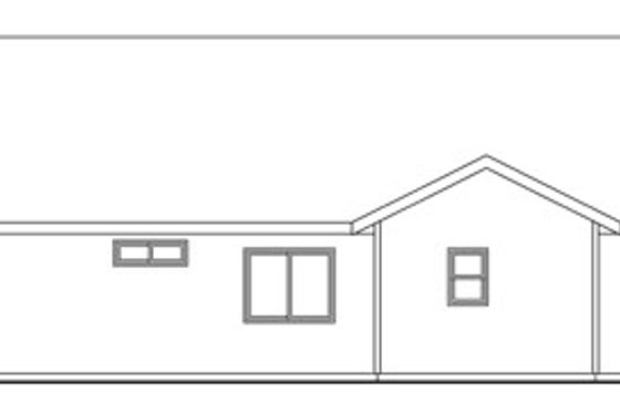 Exterior - Other Elevation 1 for Traditional House Plan #124-762 - 3 bed, 2 bath