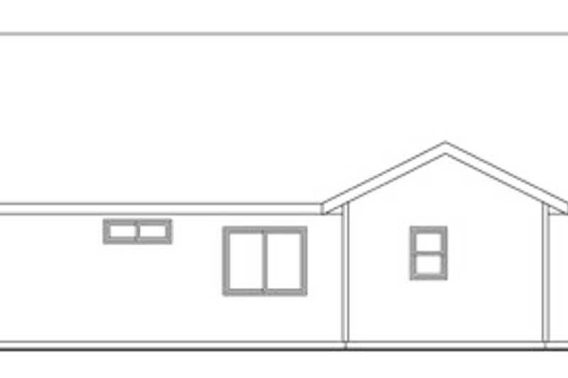 House Plan Design - Exterior - Other Elevation 1 for Traditional House Plan #124-762 - 3 bed, 2 bath