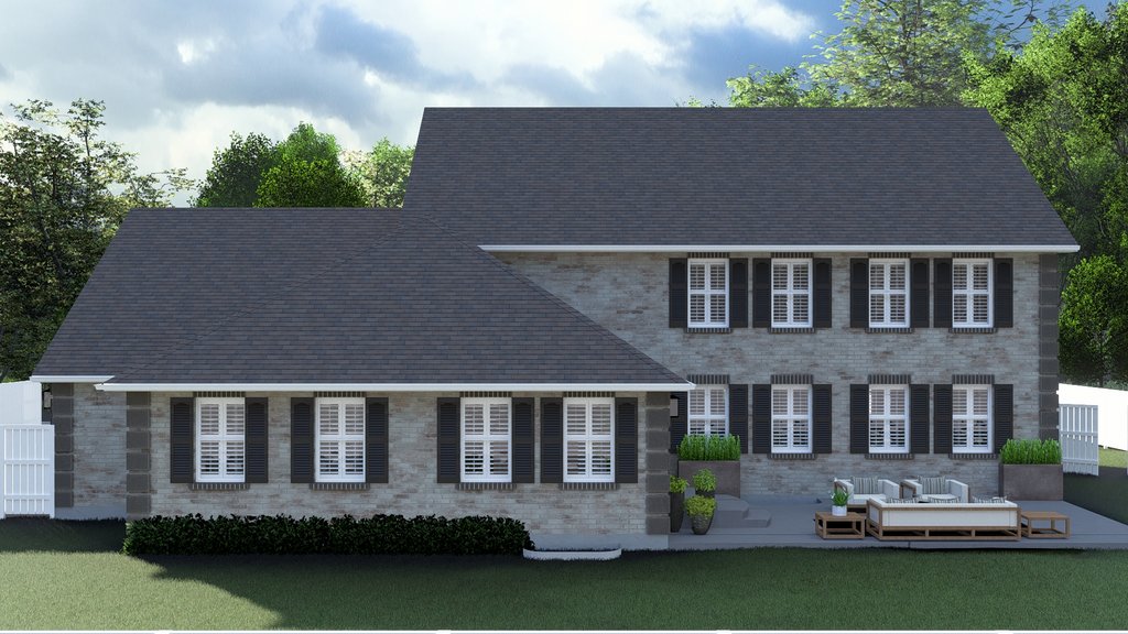 Traditional Style House Plan - 4 Beds 2.5 Baths 4028 Sq/Ft Plan #1060 ...