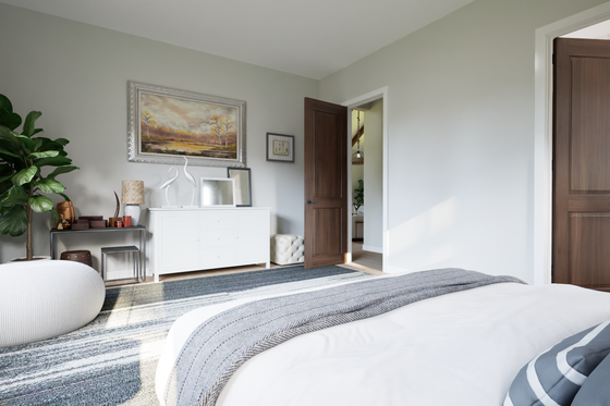 Interior - Bedroom for Barndominium House Plan #48-1200 - 3 bed, 2.5 bath