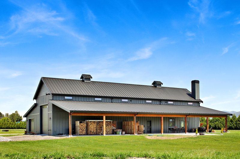 House Blueprint - Photo 5 for Barndominium House Plan #1070-275 - 1 bed, 1.5 bath