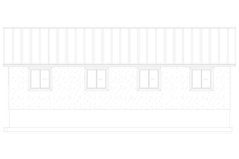 Architectural House Design - Exterior - Rear Elevation 3 for Cabin House Plan #1060-450 - 2 bed, 2 bath