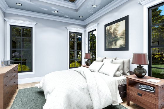 Interior - Master Bedroom for Cottage House Plan #406-9660 - 3 bed, 2 bath