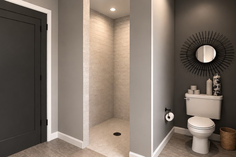 House Blueprint - Interior - Master Bathroom 2 for Barndominium House Plan #1064-493 - 3 bed, 2.5 bath