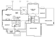 European Style House Plan - 7 Beds 5 Baths 4793 Sq/Ft Plan #5-439 