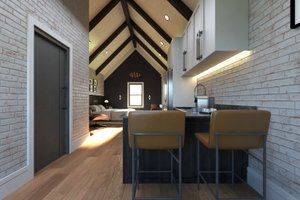 Interior - Kitchen for Country House Plan #1064-308 - 1 bed, 1 bath