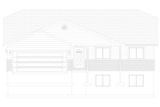 Exterior - Front Elevation 5 for Traditional House Plan #1060-196 - 3 bed, 2 bath