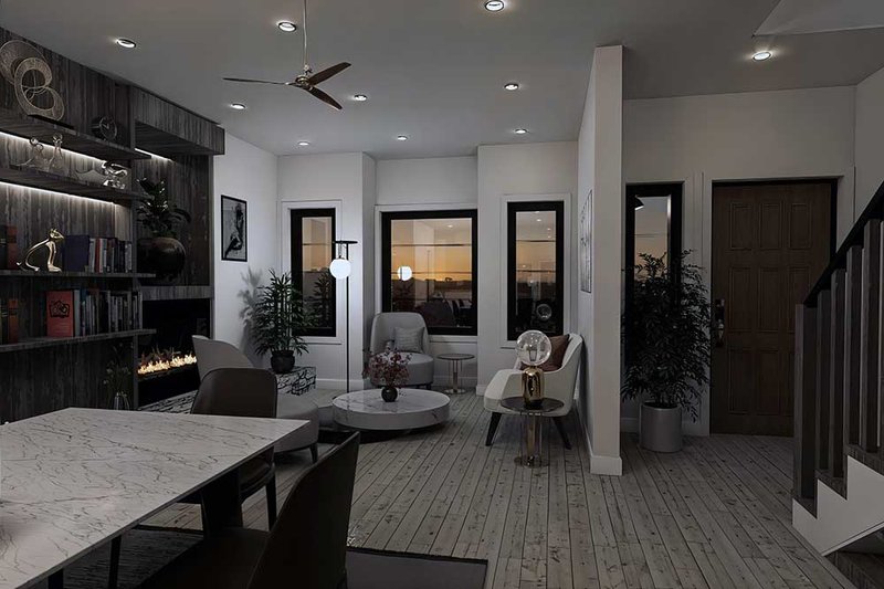 Architectural House Design - Interior - Other for Contemporary House Plan #1101-33 - 3 bed, 2.5 bath