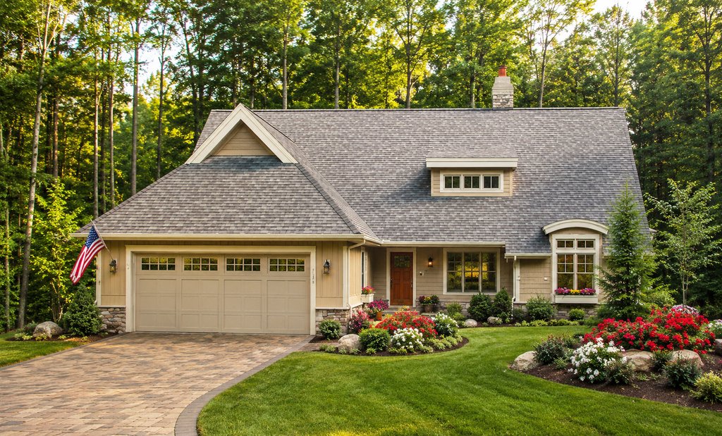 Exterior - Front Elevation 2 for European House Plan #928-154 - 3 bed, 2.5 bath