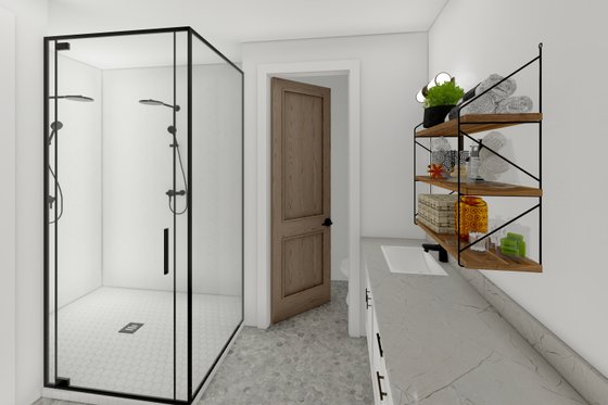 Interior - Master Bathroom for Southern House Plan #1094-7 - 3 bed, 2 bath