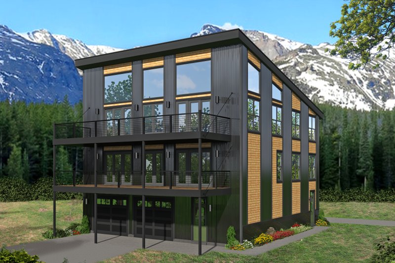 Architectural House Design - Traditional Exterior - Front Elevation Plan #932-444
