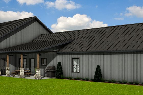 Exterior - Other Elevation 2 for Barndominium House Plan #1084-1 - 3 bed, 3 bath