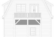 Country Style House Plan - 2 Beds 1 Baths 1358 Sq/Ft Plan #932-1388 Exterior 