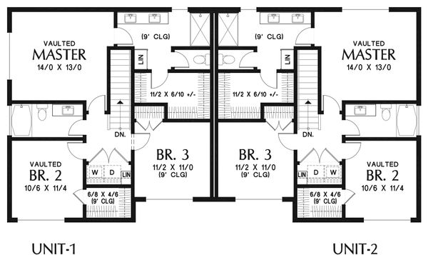 Dream House Plan - Modern Floor Plan - Upper Floor Plan #48-928
