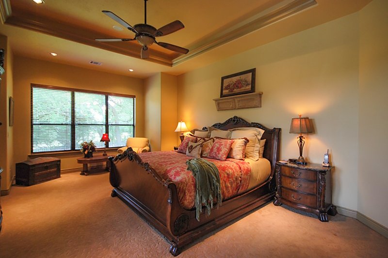 Dream House Plan - Interior - Master Bedroom for Prairie House Plan #80-211 - 4 bed, 4 bath