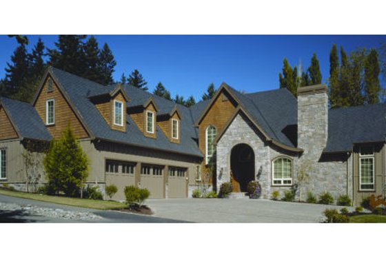 Exterior - Other Elevation 4 for European House Plan #48-358 - 4 bed, 4.5 bath