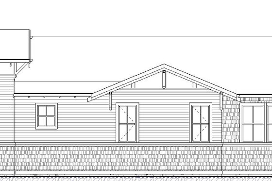 Exterior - Other Elevation 2 for Craftsman House Plan #895-164 - 3 bed, 2 bath