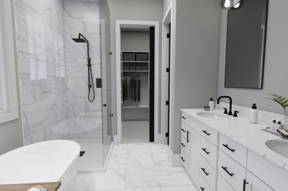 Interior - Master Bathroom for Farmhouse House Plan #51-1262 - 3 bed, 3.5 bath