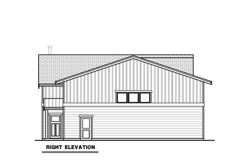 House Blueprint - Exterior - Other Elevation 1 for Barndominium House Plan #1070-249 - 3 bed, 2.5 bath