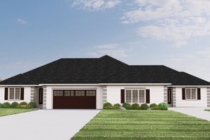 Craftsman Exterior - Front Elevation Plan #1064-329