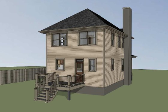 Exterior - Other Elevation for Southern House Plan #79-198 - 3 bed, 2.5 bath