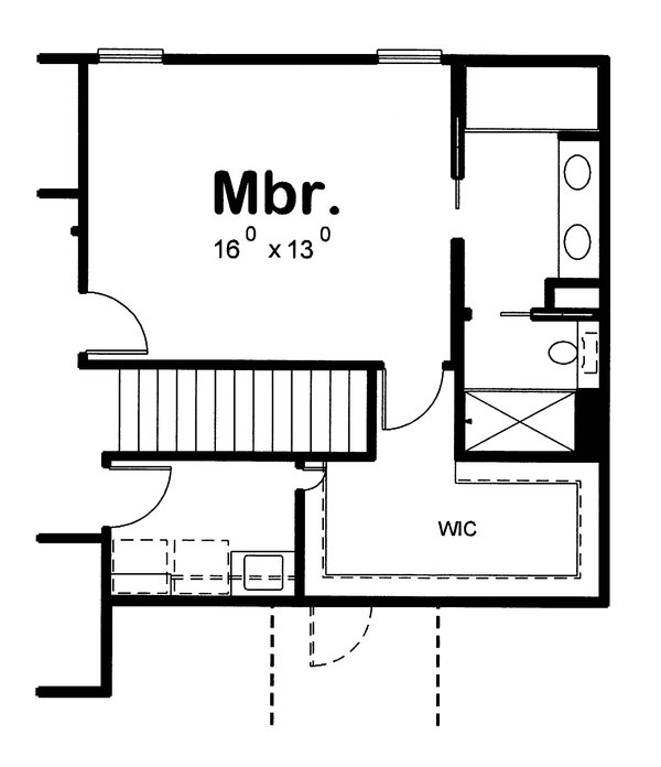 Home Plan - Floor Plan - Other Floor 1 for Bungalow House Plan #20-1780 - 3 bed, 3 bath