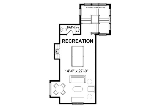 Floor Plan - Other Floor for Farmhouse House Plan #928-416 - 5 bed, 4.5 bath