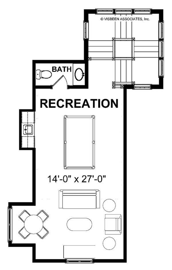 Dream House Plan - Floor Plan - Other Floor for Farmhouse House Plan #928-416 - 5 bed, 4.5 bath