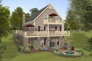 Cottage Style House Plan - 3 Beds 2 Baths 1592 Sq/Ft Plan #56-624 