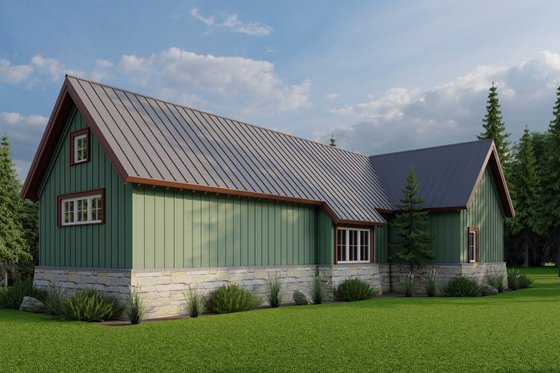 Exterior - Other Elevation 3 for Craftsman House Plan #923-73 - 3 bed, 3.5 bath