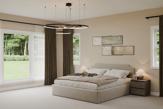 Interior - Master Bedroom 2 for Craftsman House Plan #1089-63 - 3 bed, 2.5 bath