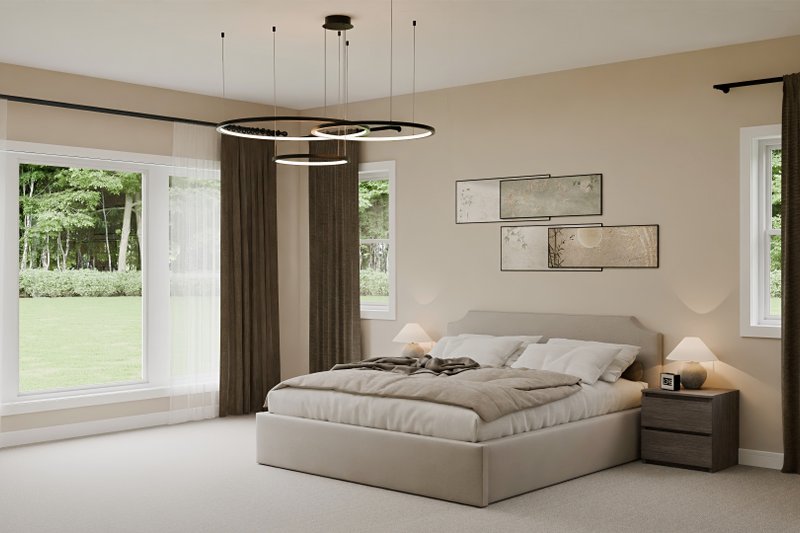 Home Plan - Interior - Master Bedroom 2 for Craftsman House Plan #1089-63 - 3 bed, 2.5 bath