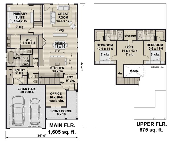 House Blueprint - Farmhouse Floor Plan - Other Floor Plan #51-1481