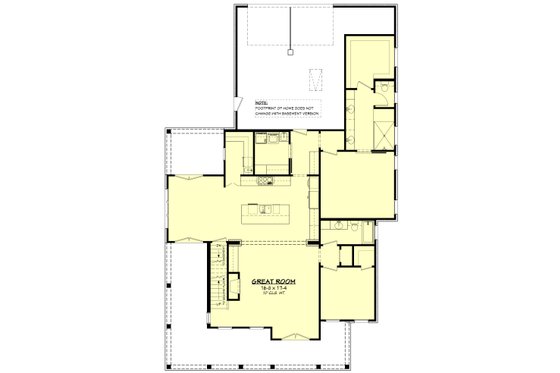 Floor Plan - Other Floor for Farmhouse House Plan #430-280 - 4 bed, 3 bath
