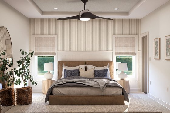 Interior - Bedroom for Craftsman House Plan #455-362 - 5 bed, 2 bath