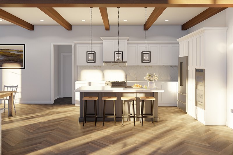 Home Plan - Interior - Kitchen for European House Plan #923-312 - 4 bed, 4.5 bath