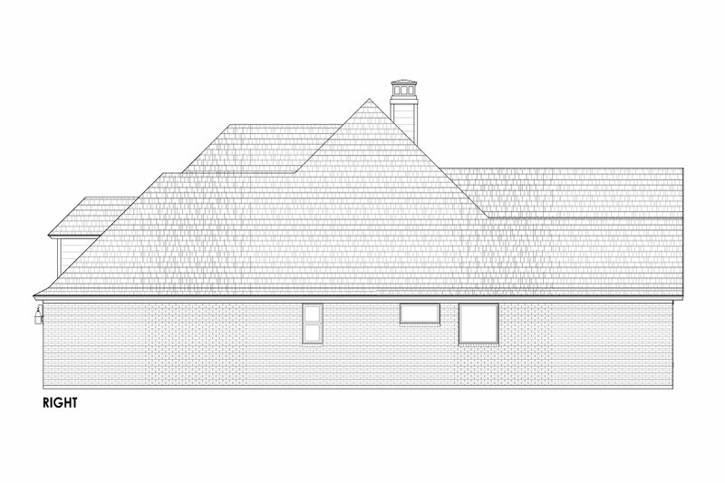 House Design - Exterior - Other Elevation 1 for Tudor House Plan #1096-104 - 4 bed, 2 bath