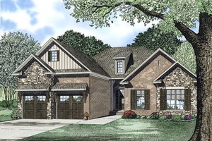 Traditional Exterior - Front Elevation Plan #17-2394