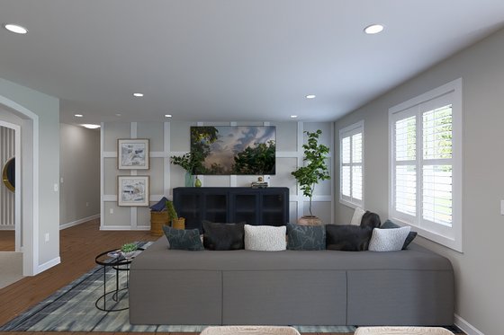 Interior - Family Room 2 for Farmhouse House Plan #1060-218 - 3 bed, 2 bath