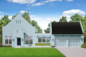 House Plan Design - Modern Exterior - Front Elevation Plan #1058-171
